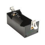Battery Holder with Fahnestock Clips